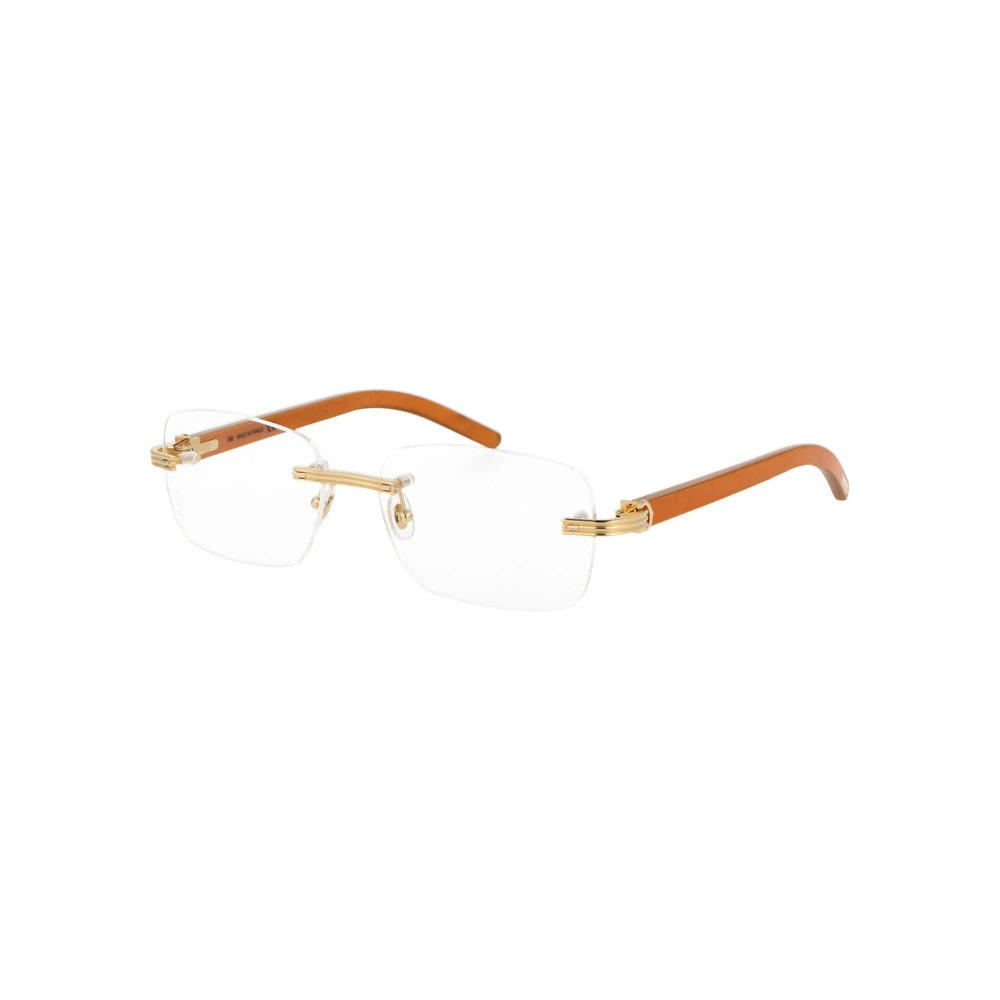 Cartier CT0286o-006 Eyeglasses Gold Orange Metal